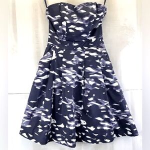 H&M Strapless Fit & Flare Dress